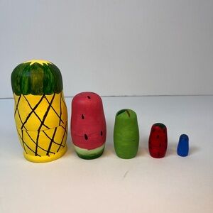 Fruit-Themed‎ Nesting Dolls Set